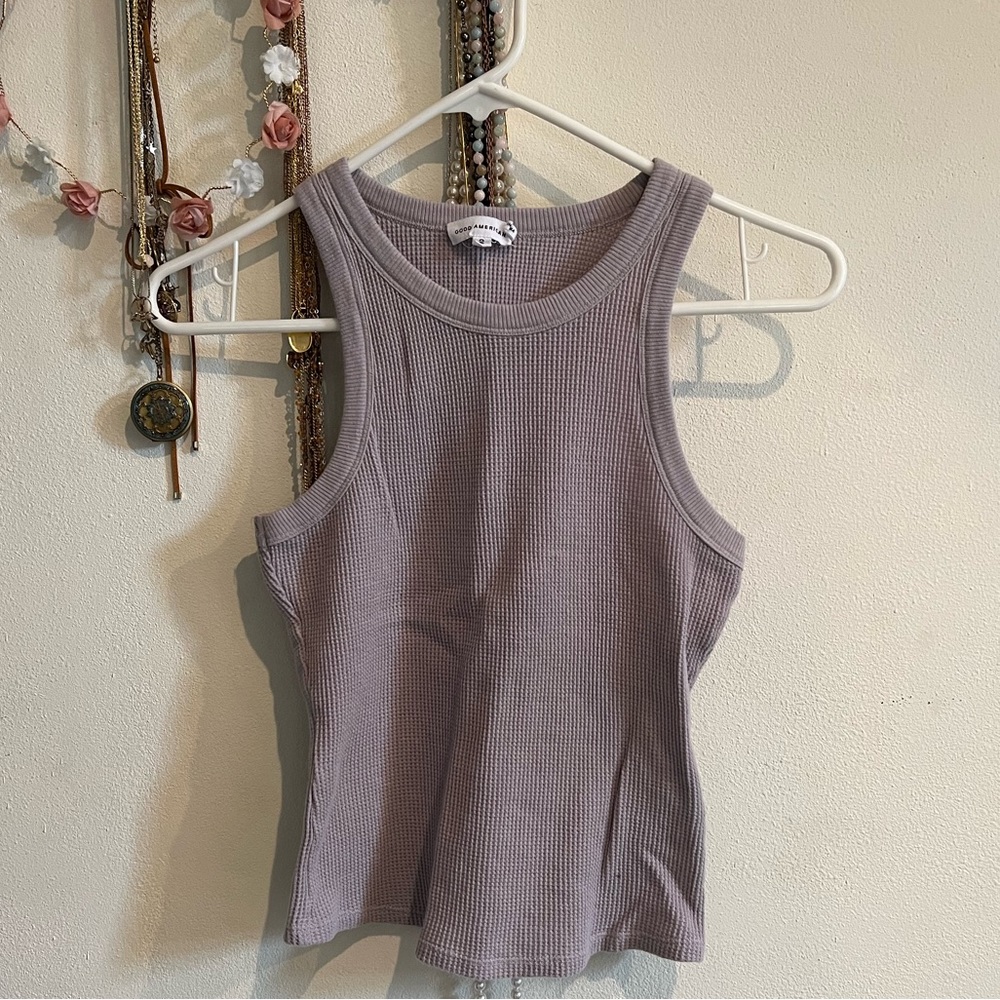 LAST CALL!! Good American Ripped Crop Tank